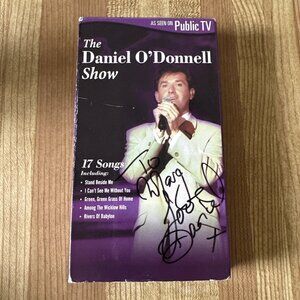 The Daniel O’Donnell Show VHS Public TV- Signed Signature Autograph Autographed